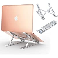 Babacom Soporte Portatil- Aleación de Aluminio Ventilado Refrigeración Soporte Ordenador Portátil Plegable- Adjustable…